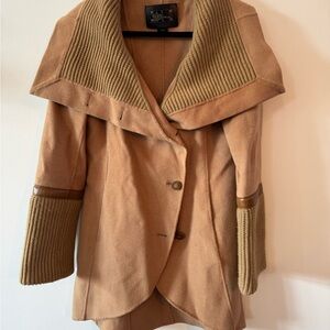 Mackage  Camel and wool and leather Coat